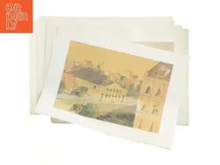 Historiske tryk af København (str. 42,5x30 cm)