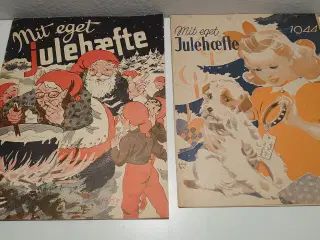 2stk "Mit eget Julehæfte"Fra 1944 og 1955