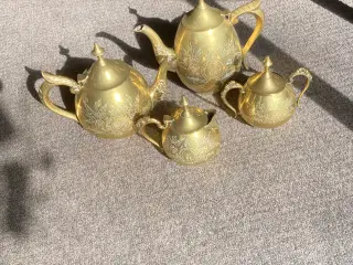 Kaffesæt i sølv