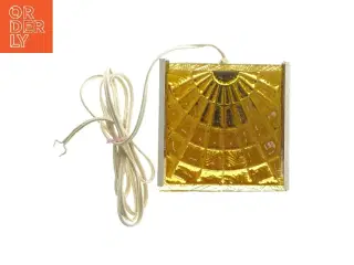 1960er Væglampe med guldfarvet glas (str. 13x14 cm)