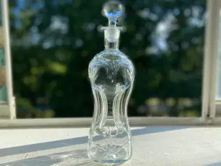 Holmegaard glas klukflaske