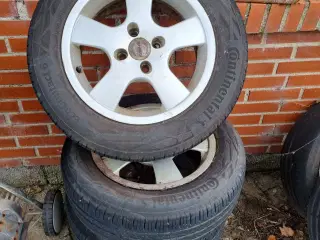 Sommerdæk med alufælge 