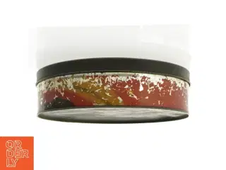 Antik Art deco Mackintosh Rainbow Slik metal dåse med patina (str. 26 x 7 cm)