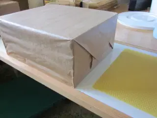Bivoks,  12X10  grøn pulje