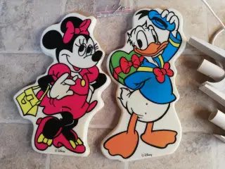 Anders And og Minnie Mouse sengelamper fra Disney