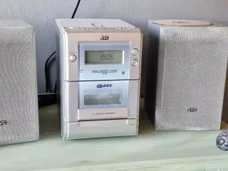 Mini anlæg med fjernbetjening 