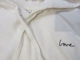 Str. S, hvid hoodie