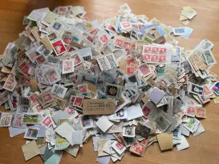 Danske frimærker afklip