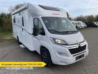 2024 - Dethleffs Just T 7052 DBM - 90 Year Fritstående dobbeltseng med ekstra stor garage neden under