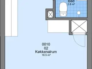 36 m2 lejlighed i Viborg