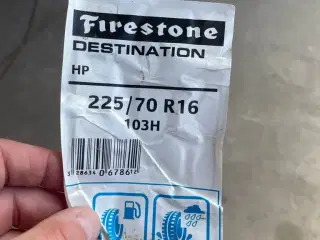 4 nye Firestone dæk