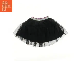 Sort tyl nederdel med regnbuefarvet elastik fra M&S (str. 110)