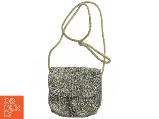 Glitter taske med skulderrem (str. 13x13 cm)