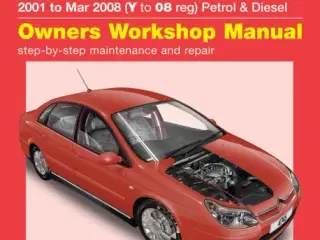 Håndbog Citroën C5 benz+diesel 01-08