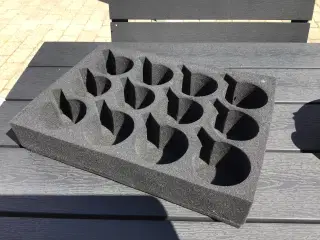 Glas/kopmåtte i skum