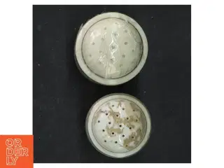 Hjertegræs Porcelæn krydderikrukker fra Royal Copenhagen