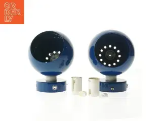 Blå lamper med kugledesign fra Frandsen (str. 14 cm)