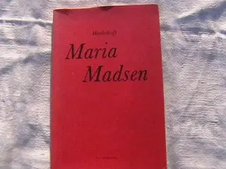 Bog: Mindeskrift, Marie Madsen. 1978.