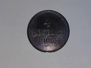 4 Doubles Guernsey 1885