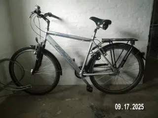 en flot velkørende herre cykel