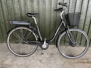 Damecykel på el
