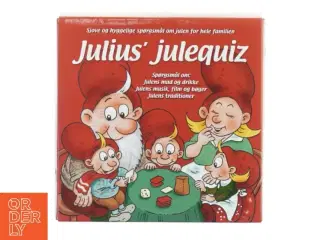 Julius&#39; Julequiz brætspil fra Julius (str. 15x15 cm)