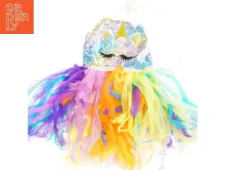 Børnekostume med enhjørningtema (str. Totallængde 55 cm)