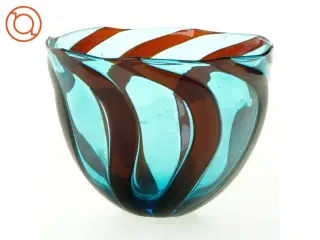 Skål i glas (str. 11 x 8 cm)