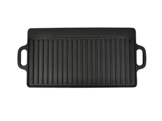 Grillplade 50x23 cm vendbar støbejern