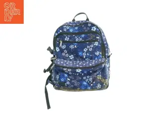 Blomstermønstret rygsæk (str. 40 x 34 cm)