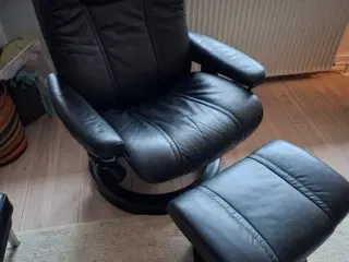 Stressless Wing, Classic large stol incl. fodskamm