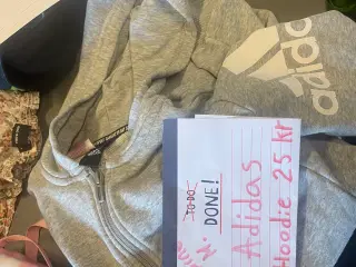Adidas hoodie med lynlås 