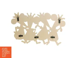 Dansende Mus med Kroner - Væg dekoration med Ophæng (str. 37 x 22 cm)