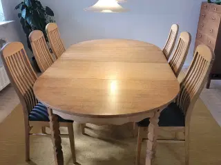 Spisebord massiv Eg
