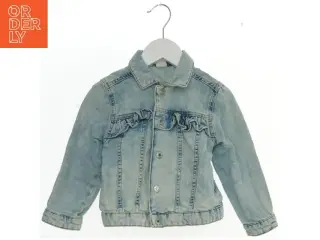 Denimjakke med flæsedetaljer fra H&M (str. 98)