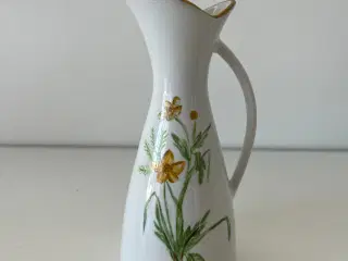 Kande, vase med blomstermotiv