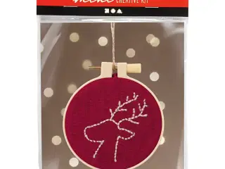 Mini DIY Kit Broderi, Rensdyr, 1 pk.