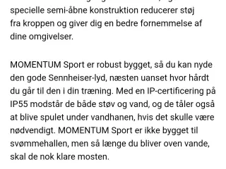 Sennheiser Momentum Sport