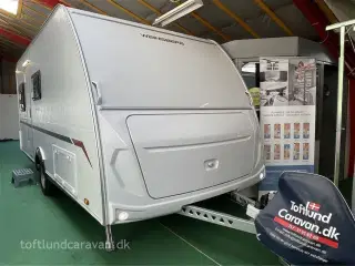 2025 - Weinsberg CaraCito 470 EU E-Power   LAV VÆGT. FULDELEKTRISK campingvogn med enkeltsenge. EGENVÆGT KUN 955 KG !!