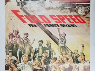 ⭐️ Plakat: Vintage - Fuld Speed - Fra Første Sekud