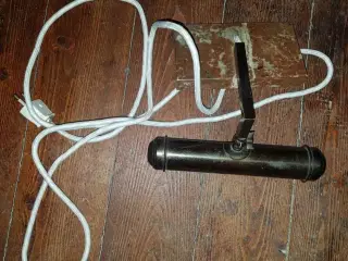 Klaverlampe/gallerilampe, Messing og marmor