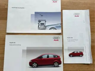 Søger dansk instruktionsbog til Audi A2 3L årgang 