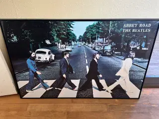 Plakat med Beatles. 
