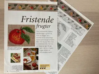 Broderimønster: Fristende frugter