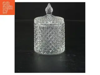 Glaslågkrukke (str. 13x9 cm)