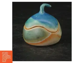 Keramisk skål med låg (str.  6x6 cm)