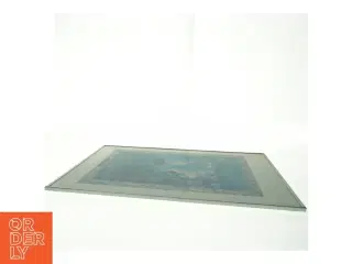 Indrammet asiatisk kunsttryk (str. 50 x 40 cm)
