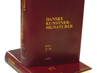 Danske Kunstnersignaturer - 2 bind