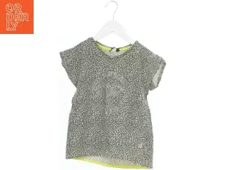 Leopardprint T-shirt med glittermotiv fra Hummel (str. 128)