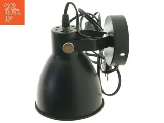 Sort spotlampe (str. 22 cm)